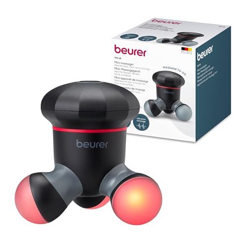 Beurer Mini Massaggiatore Mg 18, Massaggiatore Elettrico Portatile Per Un Delicato Massaggio A Vibrazione, Ideale Per Schiena, Collo, Braccia E Gambe,