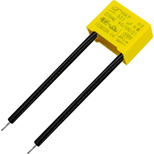 Lumonic Mkp Condensatore Di Soppressione Dei Disturbi Per Lampade A Led 0,22Μf | 275V Ac Tensione X2 Condensatore Contro Lo Sfarfallio | Condensatore