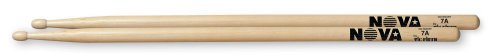 Vic Firth - Bacchette Per Batteria Nova® - Hickory Americano - N7A - Punta Di Legno