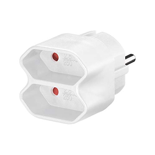Goobay 51000 Adattatore Per Presa Di Corrente, Bianco