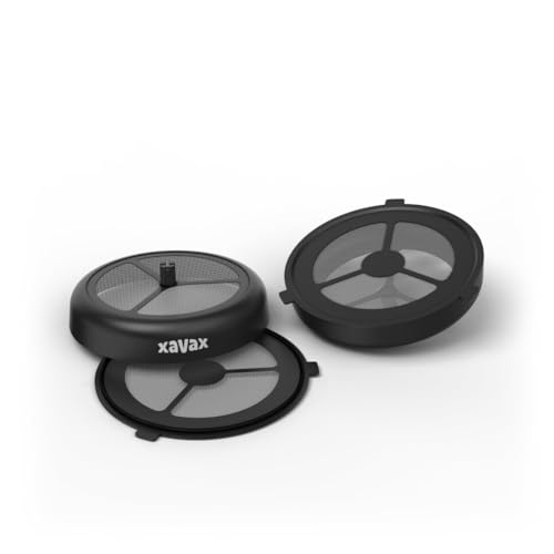 Xavax Set Di 2 Cuscinetti Permanenti (Per Macchine Philips Senseo E Cialde Di Caffè Simili, Filtro Per Caffè In Polvere, Tè Sfuso, Tamponi Per Caffè R
