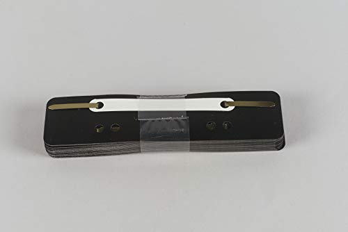 Durable Heftstreifen Flexi Schwarz 25Er