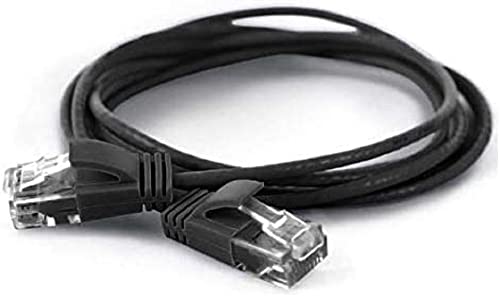 Wantecwire 7315 Extra Sottile Cavo Patch Con Top Qualità Nero