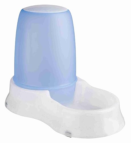 Trixie Distributore Di Cibo E Acqua Per Cani E Gatti: 1,5 L, Colore Casuale