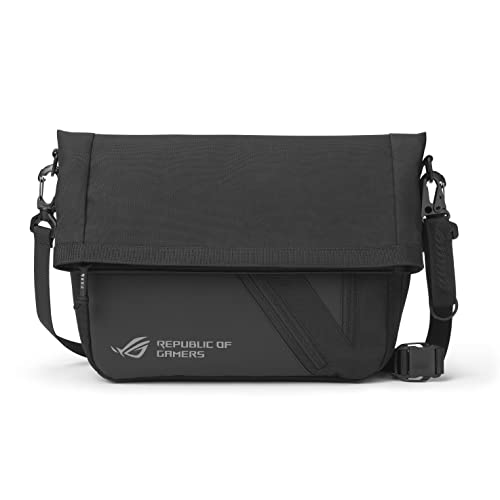 Asus 14 Maletines Para Portátil 33,8 Cm [13.3] Bandolera Negro (Acc Bc2000 Rog Archer Messenger Bk), Multicolor, One Size