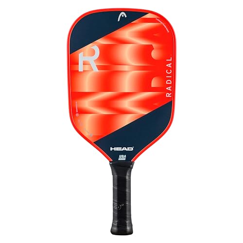 Head Pale Unisex Per Adulti Radical Elite 2024 Pickleball Paddle, Arancione, 1