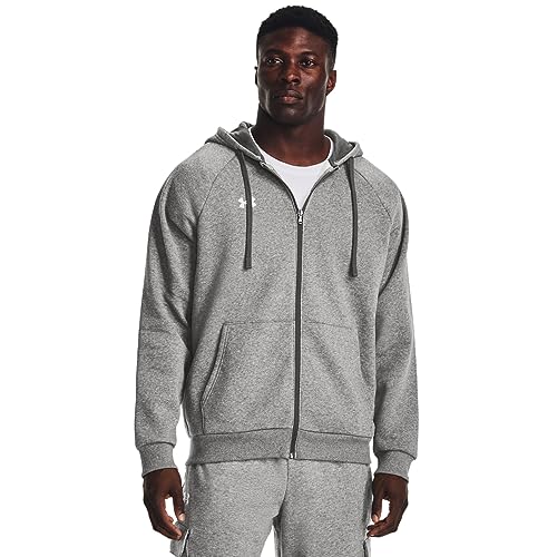 Under Armour Uomo Ua Rival Fleece Fz Hoodie Shirt