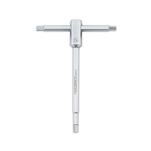 Feedback Sports Chiave Esagonale Unisex Con Manico A T, 5 Mm, Colore Unico