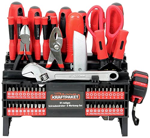 Dino Kraftpaket 61 Pezzi 130300 - Set Di Attrezzi