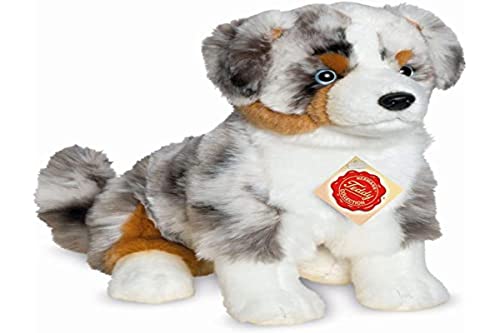 Teddy Hermann 919339 Australiano Pastore Seduto Peluche, 30 Cm
