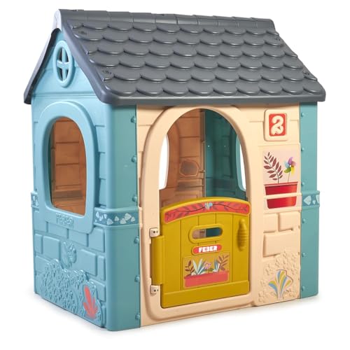 Feber - Casetta Fantasy House Casual Casa Per Bambini Casa Gioco, Adatta Per Bambini Piccoli E Prescolari