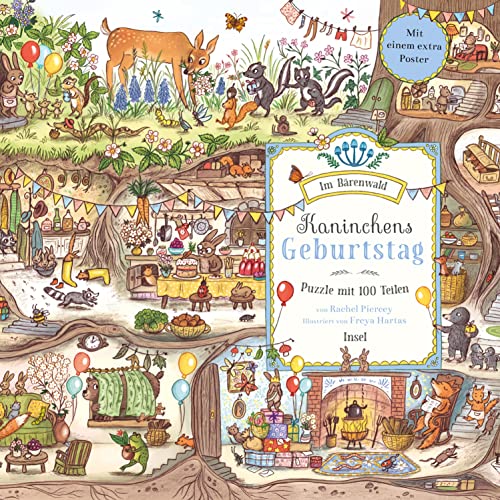 Im Bärenwald. Kaninchens Geburtstag. Puzzle Mit 100 Teilen Für Kinder Ab 4 Jahre