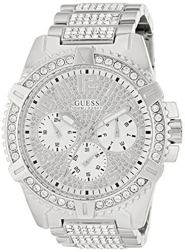 Guess Analogico W0799G1, Argento