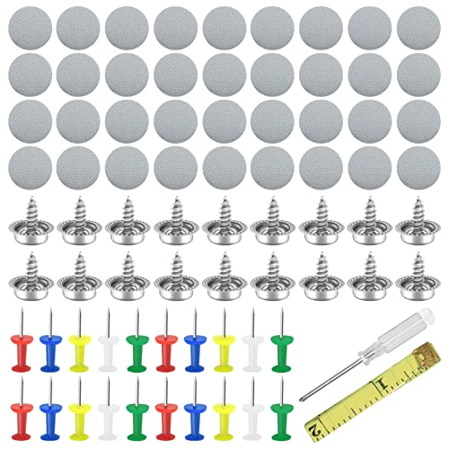 90Pcs Kit Riparazione Cielo Auto Vite Per Riparazione Tetto Auto Riparazione Automobilistica Rivetti Puntine Per Cielo Auto Con 90 Spilli Colorati 1 C