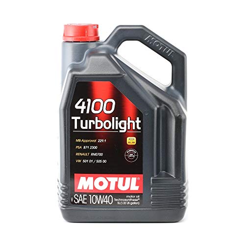 Motul 100357 4100 Turbolight 10 W-40, 5 L