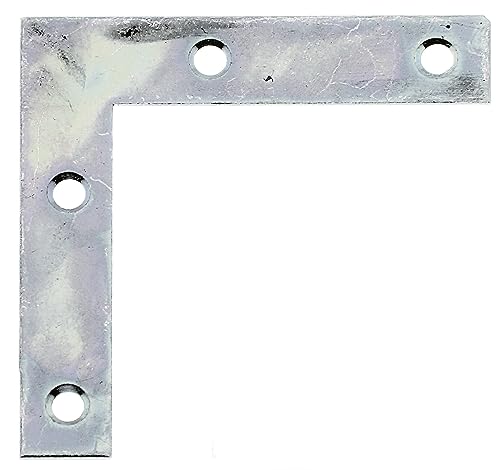 Gah-Alberts 336905 Squadretta Per Mobili, Acciaio, 50 X 50 X 10 Mm / 50 Stk