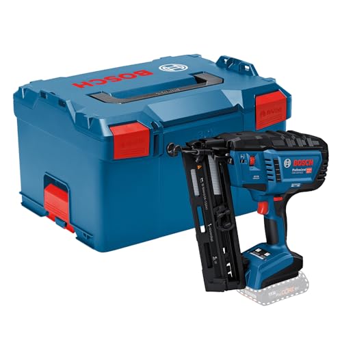 Bosch Professional 18V System Chiodatrice Per Legno Gnh 18V-64-2 (Mod. Azion. Singola, Idonea Per Chiodi: 32-64 Mm, 16 Ga (1,6 Mm) E Angolo Di Inclina