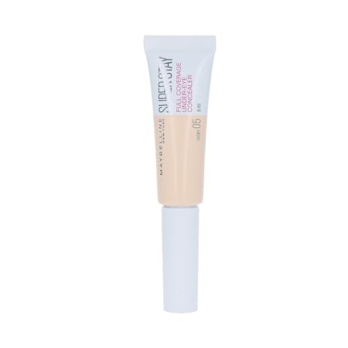 Maybelline New York Super Stay 24H Corrector De Ojeras Alta Cobertura Y Larga Duración Tono 05 Ivory