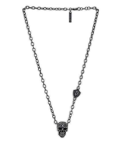 Police Collana Fio Tribal Edge Ss Antq & Skull Peagn2120201 Marca