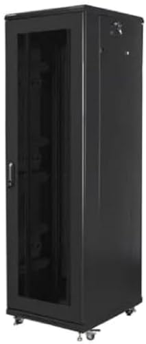 Lanberg Armario Rack De Pared 10 "12U 280X310 Negro, Puerta Metálica (Paquete Plano) Wf10-2312-00B