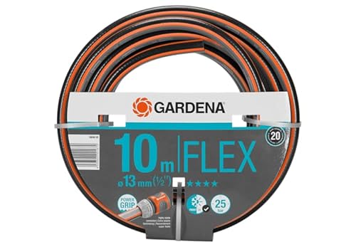 Gardena Comfort Flex 18030-20 13 Mm 10 M 1/2 Pollice 1 Pz. Nero, Arancione Tubo Da Giardino