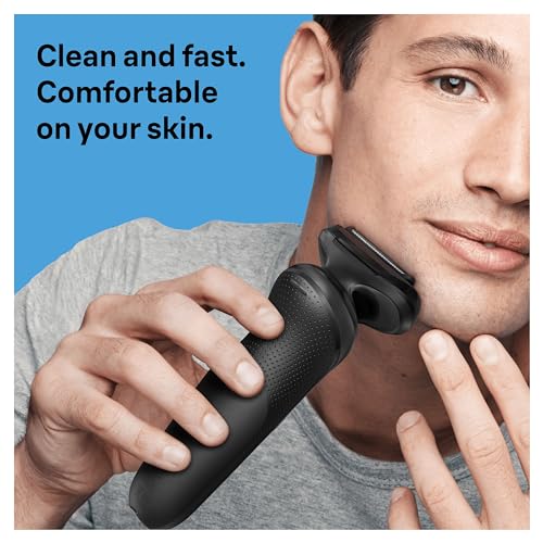 Braun Rasoio Elettrico Da Uomo, Serie 5, 52-N7200Cc, Nero