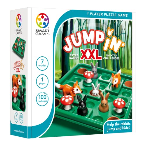 Smartgames - Jump In Xxl, Extra Large Puzzle Game With 100 Challenges, 7+ Years