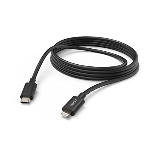 Hama Cavo Di Ricarica, Usb-C - Lightning, 3 M, Nero