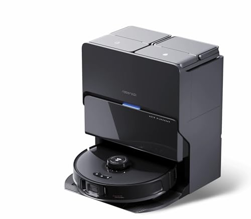 Roborock S8 Maxv Ultra - Stazione Di Pulizia Con Aspirazione, Colore: Nero