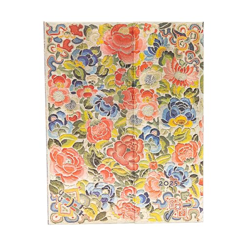 Paperblanks Agende 12 Mesi 2025 | Il Giardino Delle Pere | Ultra | Orizzontale | Chiusura Magnetica: Tydzień Na Dwóch Stronach, Zamykany Na Magnes, Pa