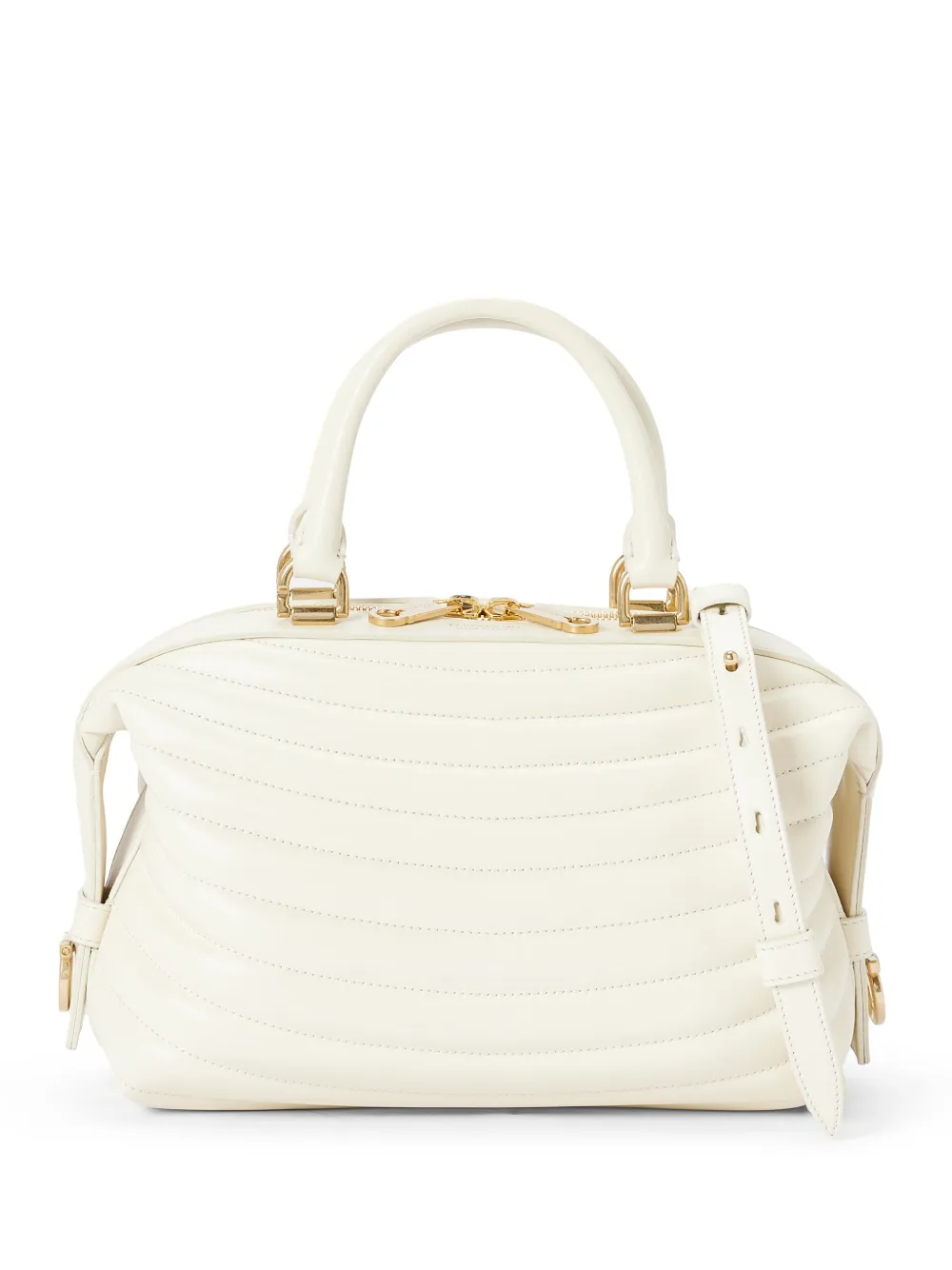 Ferragamo leather tote bag - Toni neutri