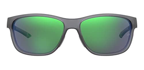 Under Armour Ua Undeniable Sunglasses, 63M/Z9 Crystal Grey, 61 Unisex