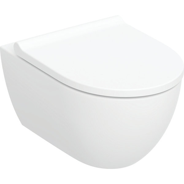 Geberit Acanto Wand-Wc-Set, Inkl. Wc-Sitz, Tiefspüler, Turboflush, 502.774.