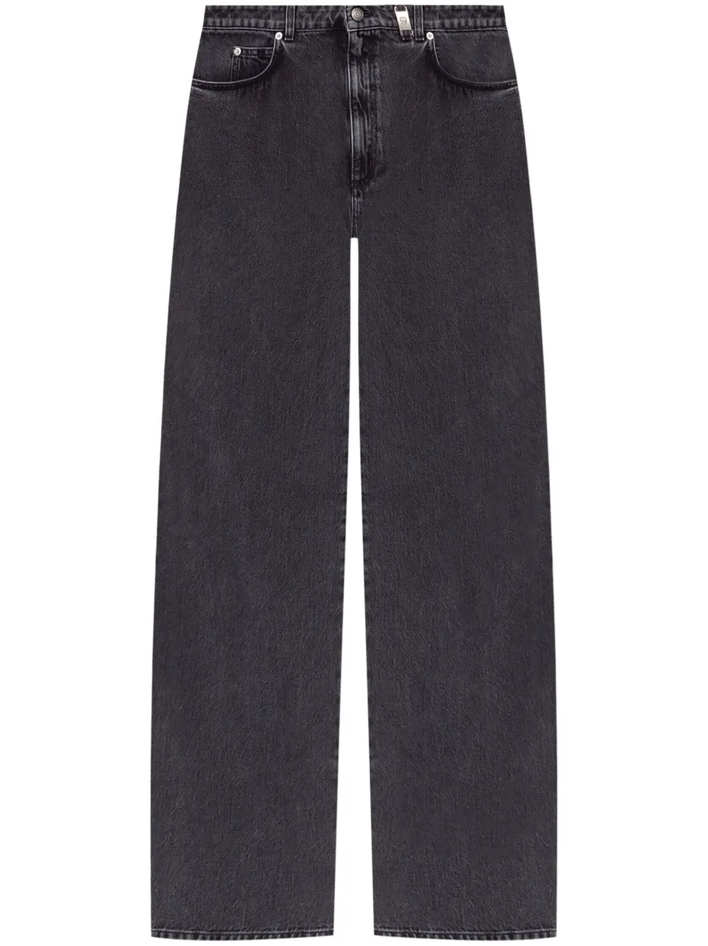 Alexander McQueen wide leg jeans - Grigio