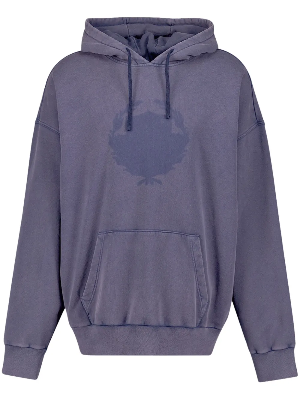 Givenchy Shadow Crest hoodie - Blu