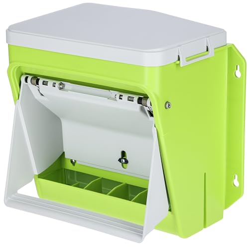Nourrisseur Automatique - Kerbl - Smartcoop - Volet De Protection - 7,5 Kg - Vert