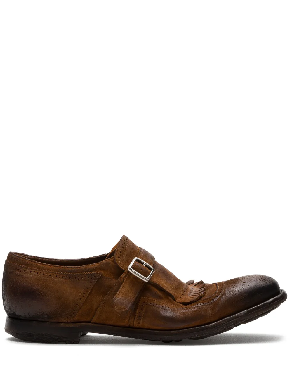 Church's Shanghai vintage suede buckle loafer - F0AEY