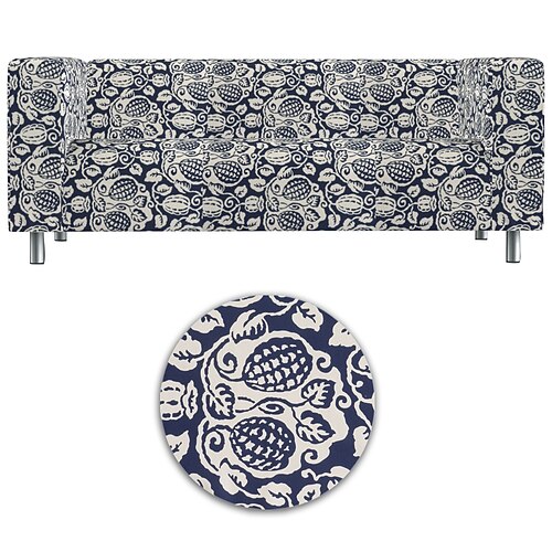 Copridivano Klippan 100% cotone Fodere trapuntate floreali serie Ikea