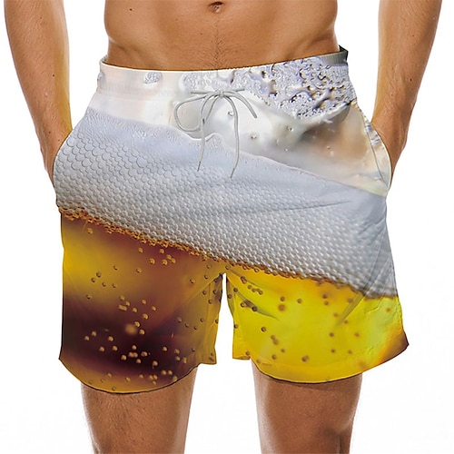 oktoberfest pantaloncini da surf da uomo pantaloncini da birra costume da bagno pantaloncini estivi pantaloncini da spiaggia coulisse con fodera in re