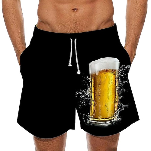 oktoberfest pantaloncini da surf da uomo pantaloncini da birra costume da bagno pantaloncini estivi pantaloncini da spiaggia coulisse con fodera in re