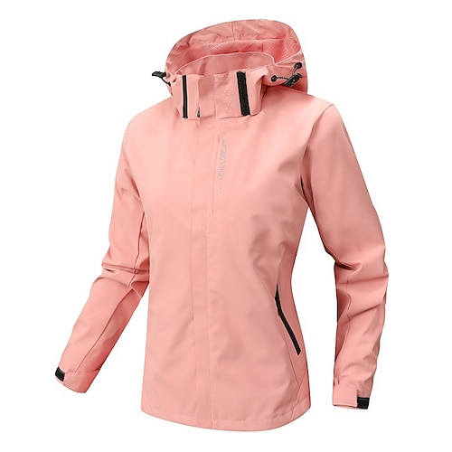 Per donna Giacca Softshell Giubbino da escursione Giubbino anti-vento All'aperto Tenere al caldo Antivento Soprabiti Giacca invernale Zip nascosta tot