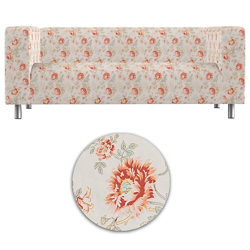 Copridivano Klippan 100% cotone Fodere trapuntate floreali serie Ikea