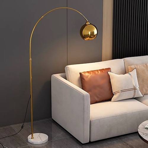 led fishing lamp floor lamp modern study living room 180cm 5w bedroom bedside lamp base in marmo paralume in vetro floor light lighting for living roo