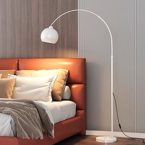 led fishing lamp floor lamp modern study living room 180cm 5w bedroom bedside lamp base in marmo paralume in vetro floor light lighting for living roo