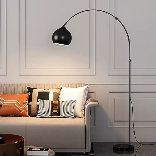 led fishing lamp floor lamp modern study living room 180cm 5w bedroom bedside lamp base in marmo paralume in vetro floor light lighting for living roo