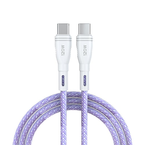 120w usb tipo c a usb c cavo usb-c pd caricabatterie a ricarica rapida cavo per macbook samsung xiaomi huawei tipo-c cavo usb c