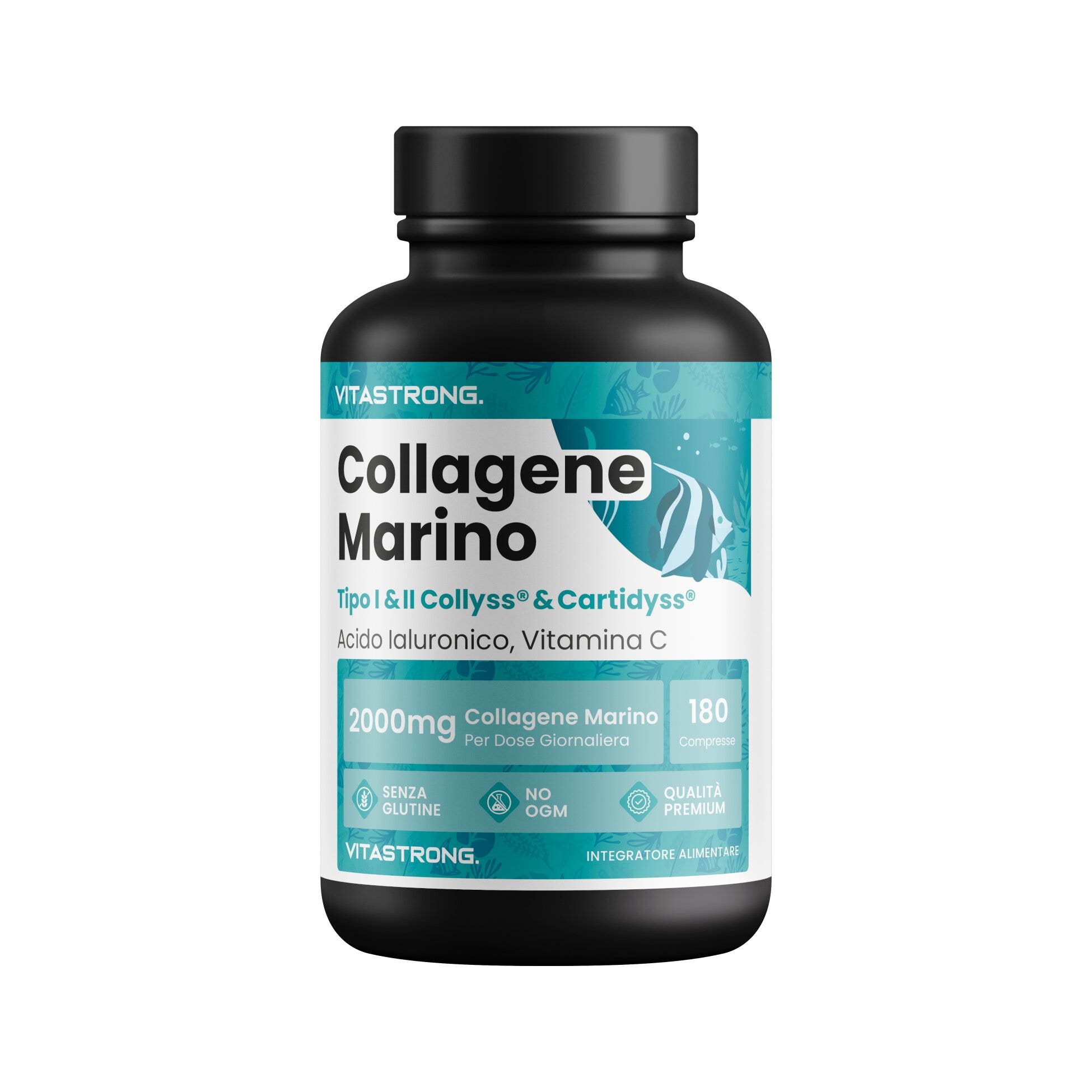 Vitastrong Marine Collagen 180 Compresse