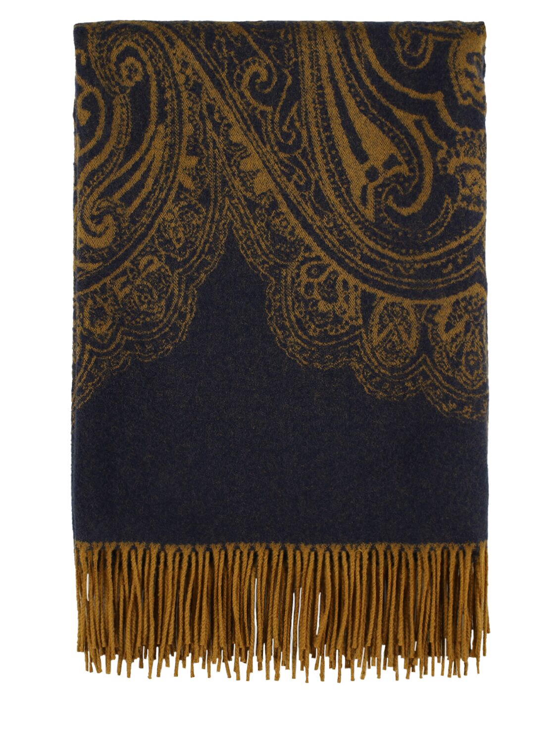 Coperta Yotei In Lana Con Frange