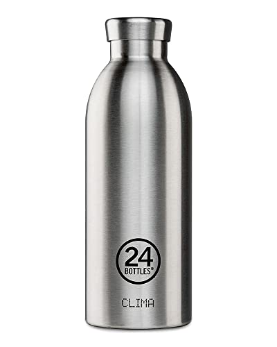 24Bottles Bottiglia Termica In Acciaio Sanitario 500 Ml Mod. Clima500 Steel