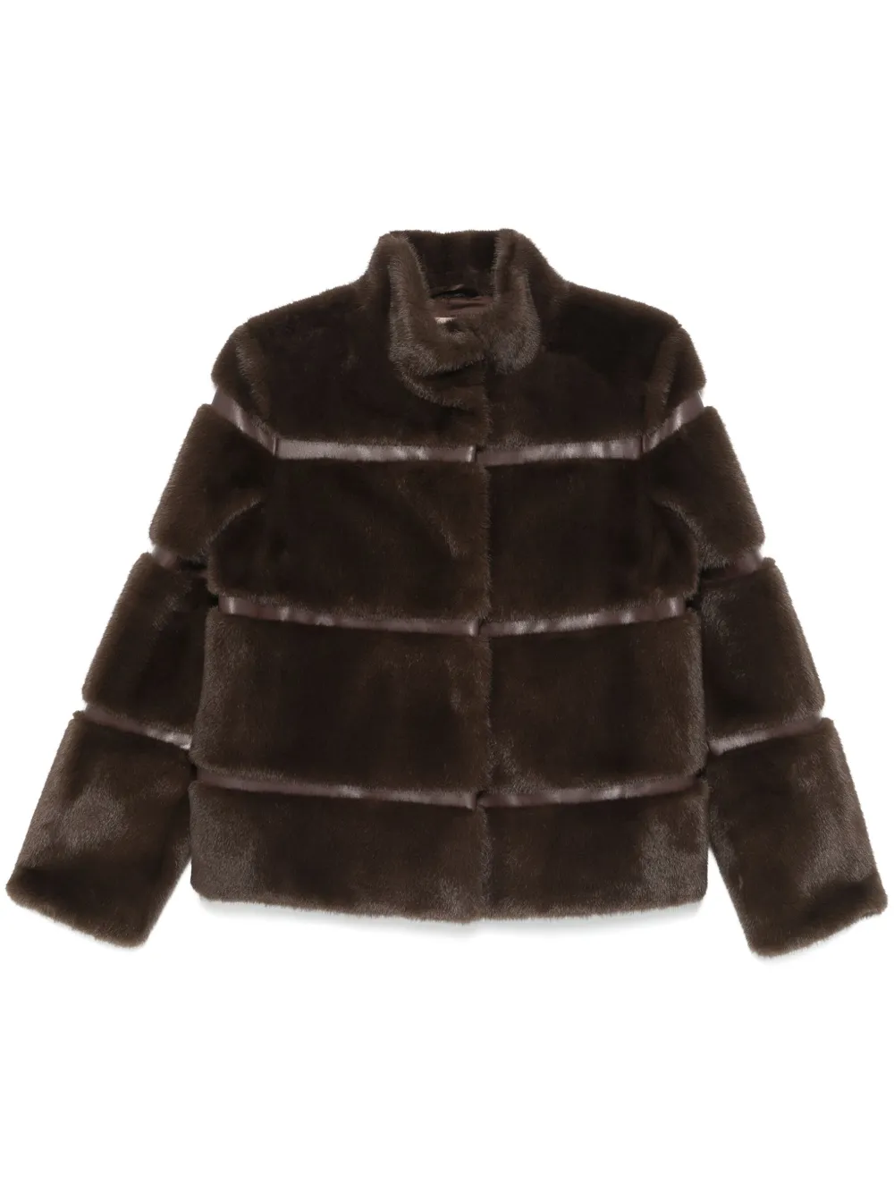 TWINSET faux-fur jacket - Marrone